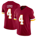 Parkc W.Commanders #4 Frankie Luvu Player Burgundy Limited Team Vapor F.U.S.E. Home Game Stitched Jerseys