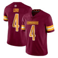 Parkc W.Commanders #4 Frankie Luvu Player Burgundy Limited Vapor Home Game Stitched Jerseys