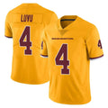 Parkc W.Commanders #4 Frankie Luvu Player Gold Limited Color Rush Home Game Stitched Jerseys