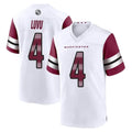 Parkc W.Commanders #4 Frankie Luvu Player White Game Home Stitched Jerseys