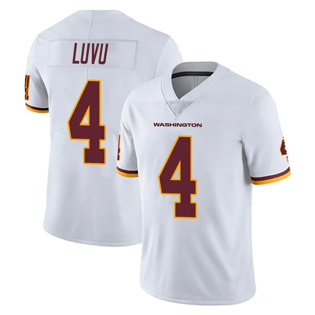 Parkc W.Commanders #4 Frankie Luvu Player White Limited Vapor Untouchable Home Game Stitched Jerseys
