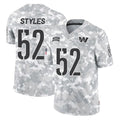 Parkc W.Commanders #52 Sonny Styles Player Arctic Camo Limited Salute To Service Home Game Stitched Jerseys