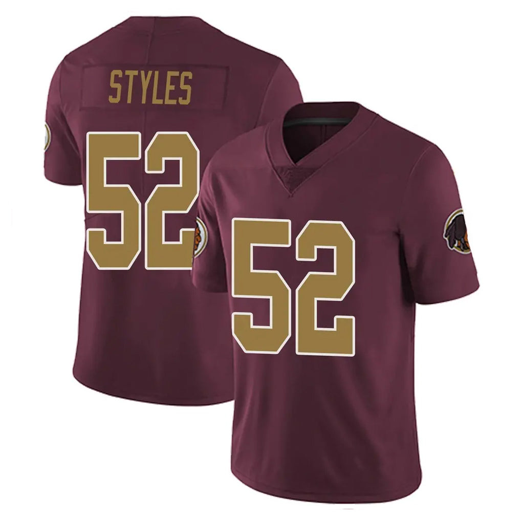 Parkc W.Commanders #52 Sonny Styles Player Burgundy Alternate Vapor Untouchable Home Game Stitched Jerseys