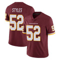 Parkc W.Commanders #52 Sonny Styles Player Burgundy Limited Team Color Vapor Untouchable Home Game Stitched Jerseys