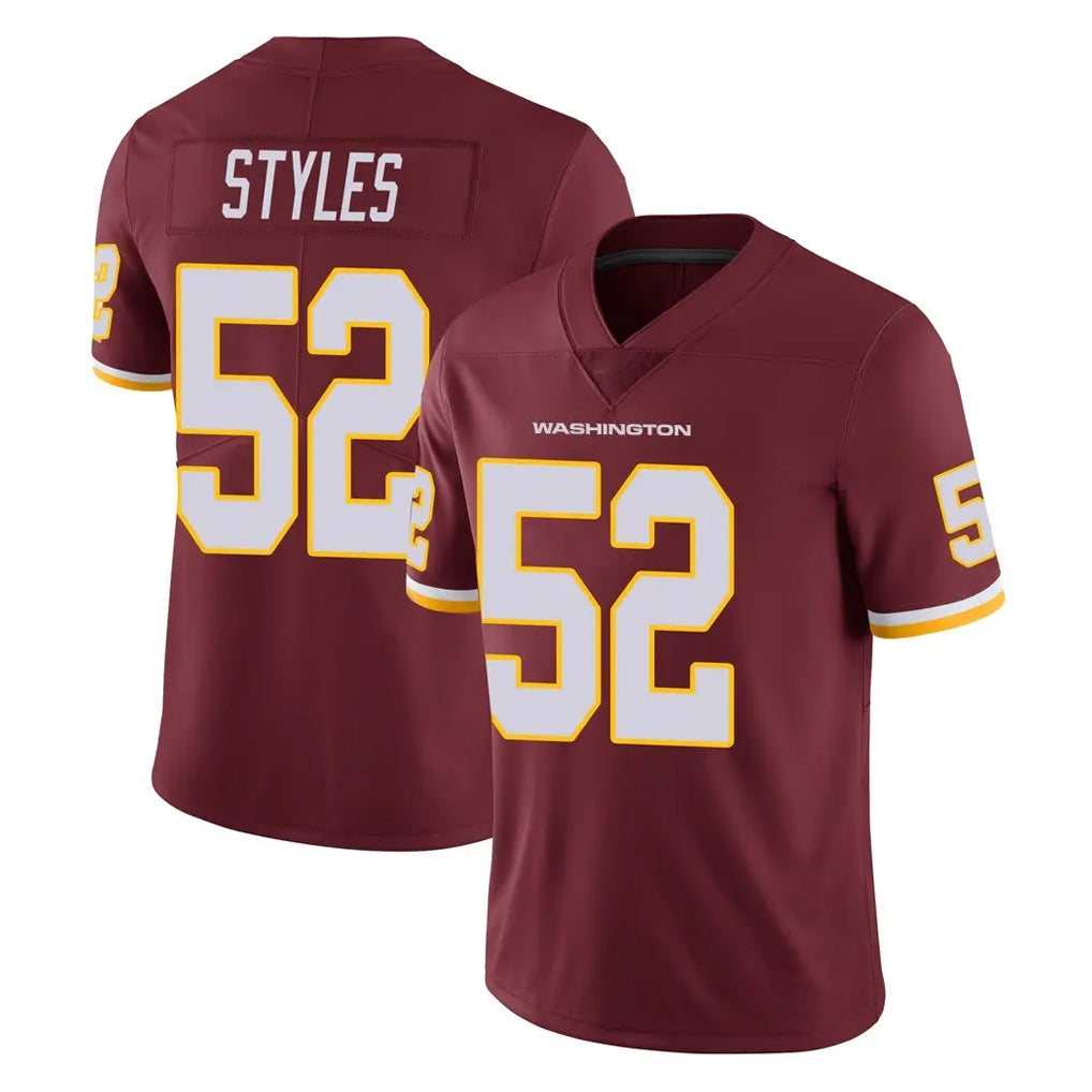 Parkc W.Commanders #52 Sonny Styles Player Burgundy Limited Team Color Vapor Untouchable Home Game Stitched Jerseys
