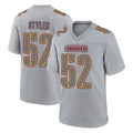 Parkc W.Commanders #52 Sonny Styles Player Gray Atmosphere Fashion Home Game Stitched Jerseys