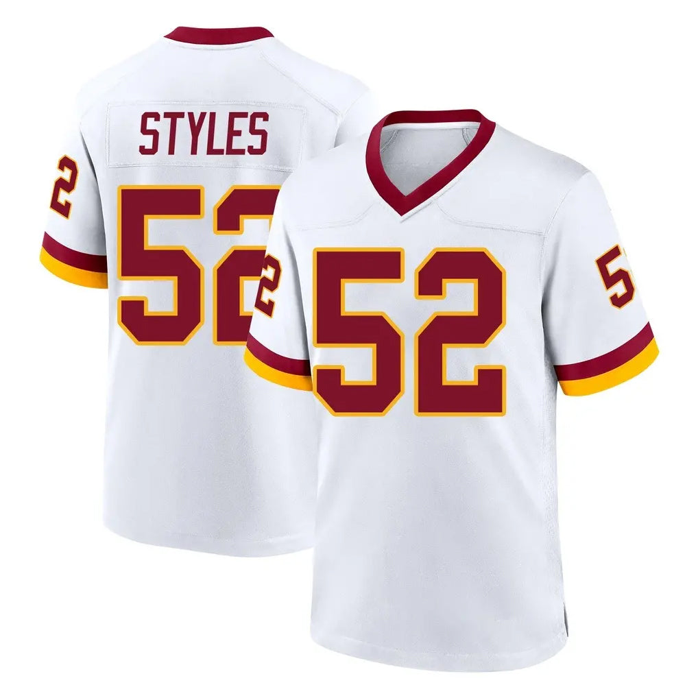Parkc W.Commanders #52 Sonny Styles Player White Home Game Stitched Jerseys