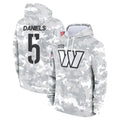 Parkc W.Commanders #5 Jayden Daniels Player Arctic Camo Limited Salute to Service Pullover Hoodies Game Stitched Jerseys