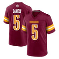 Parkc W.Commanders #5 Jayden Daniels Player Burgundy Home Game Stitched Jerseys