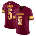 Parkc W.Commanders #5 Jayden Daniels Player Burgundy Limited Vapor Home Game Stitched Jerseys