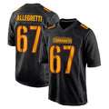Parkc W.Commanders #67 Nick Allegretti Player Black Carbon Fashion Home Game Stitched Jerseys