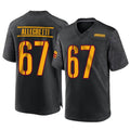 Parkc W.Commanders #67 Nick Allegretti Player Black Home Game Stitched Jerseys