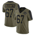 Parkc W.Commanders #67 Nick Allegretti Player Olive Salute To Service Limited Game Stitched Jerseys