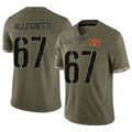 Parkc W.Commanders #67 Nick Allegretti Player Olive Salute To Service Limited Home Game Stitched Jerseys