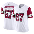 Parkc W.Commanders #67 Nick Allegretti Player White Vapor F.U.S.E. Limited Home Game Stitched Jerseys