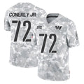 Parkc W.Commanders #72 Josh Conerly Jr. Player Arctic Camo Limited Salute To Service Home Game Stitched Jerseys
