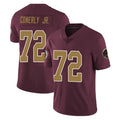 Parkc W.Commanders #72 Josh Conerly Jr. Player Burgundy Alternate Vapor Untouchable Home Game Stitched Jerseys