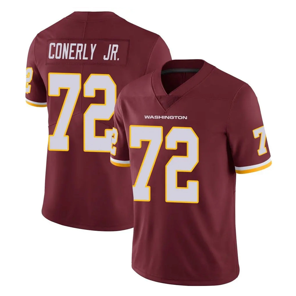 Parkc W.Commanders #72 Josh Conerly Jr. Player Burgundy Limited Team Color Vapor Untouchable Home Game Stitched Jerseys