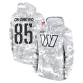 Parkc W.Commanders #85 Chig Okonkwo Player Arctic Camo Limited Salute to Service Pullover Hoodies Game Stitched Jerseys