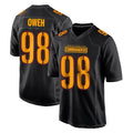 Parkc W.Commanders #98 Odafe Oweh Player Black Carbon Fashion Home Game Stitched Jerseys